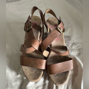 Jellypop Tan Strappy Sandals